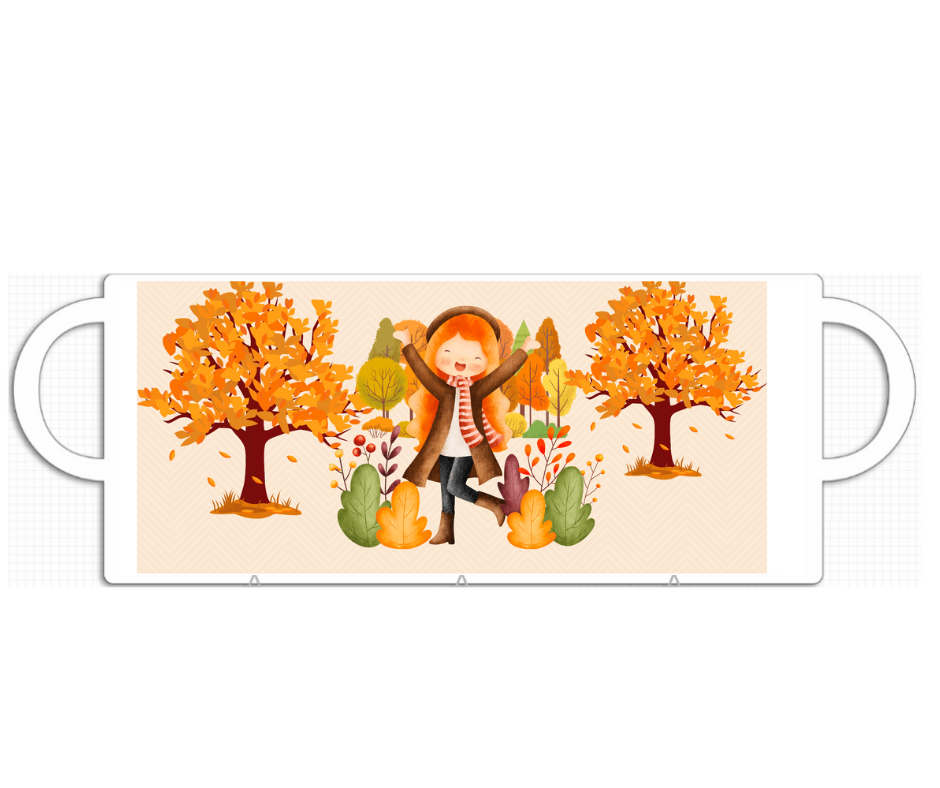 Jesień – komplet 4 kubków