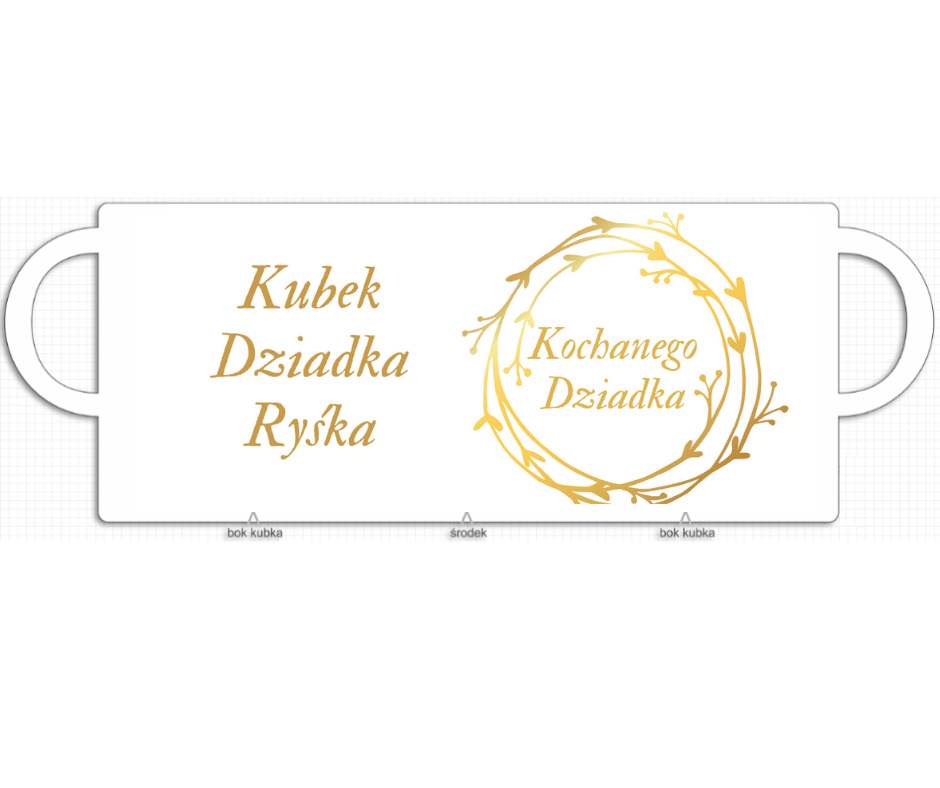 Poszewka i kubek – Kochany dziadek