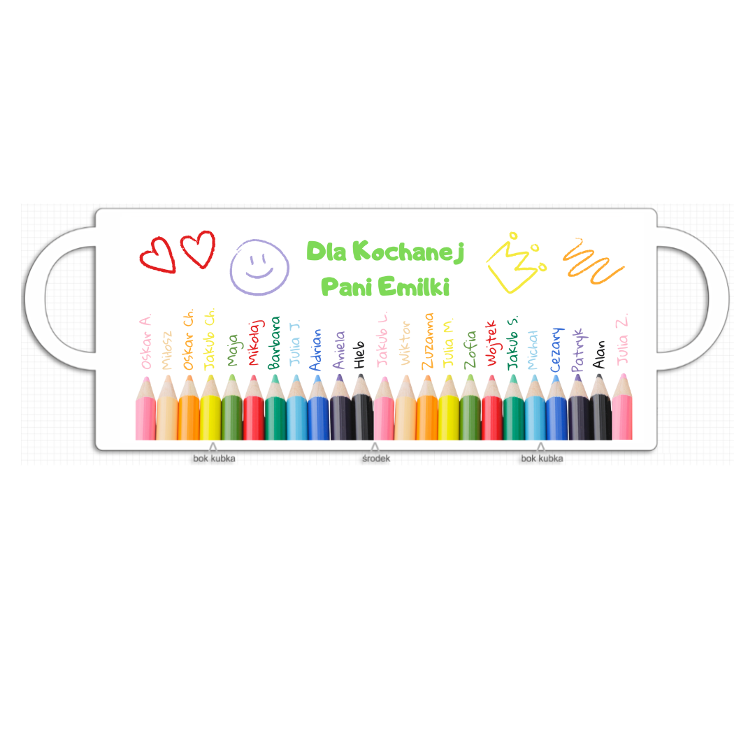 Dla kochanej Pani – kredki